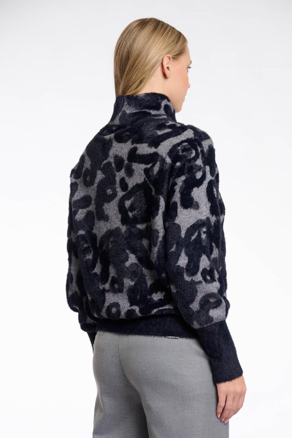 Rino & Pelle Naura Sweater Grey Black Leo