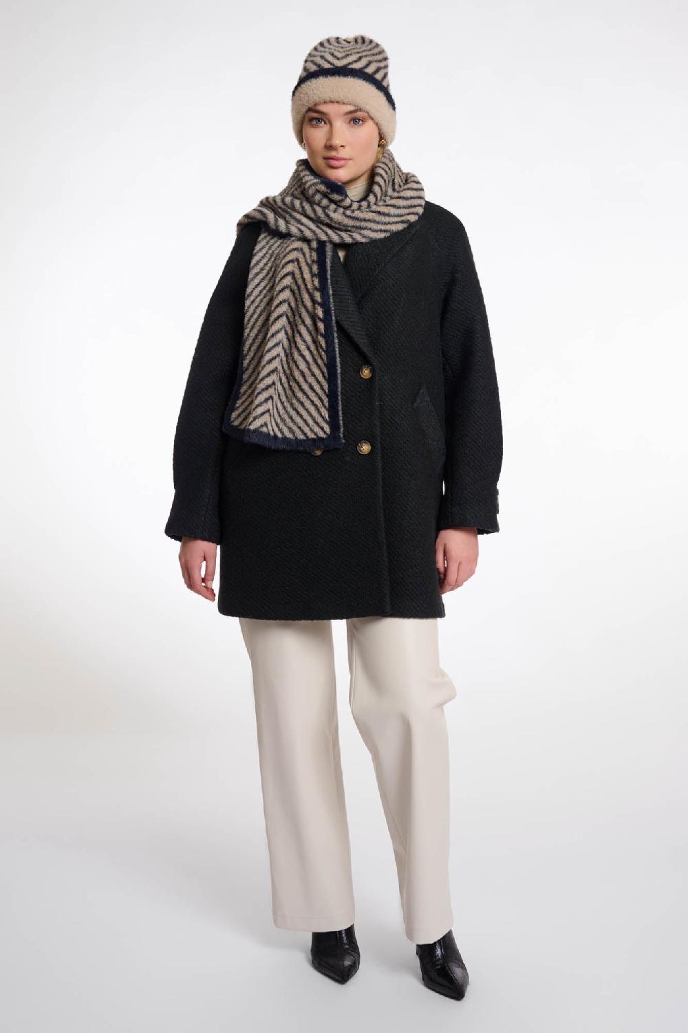 Rino & Pelle Neeltje Scarf Oat Black