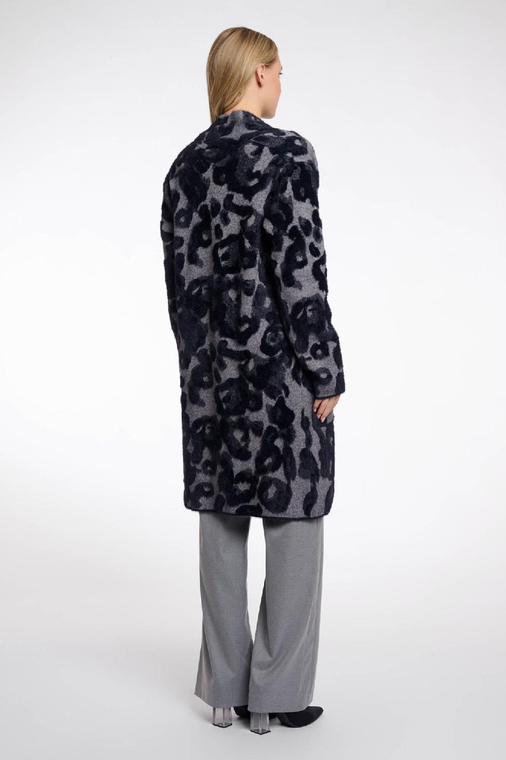 Rino & Pelle Negien Cardigan Grey Black Leo