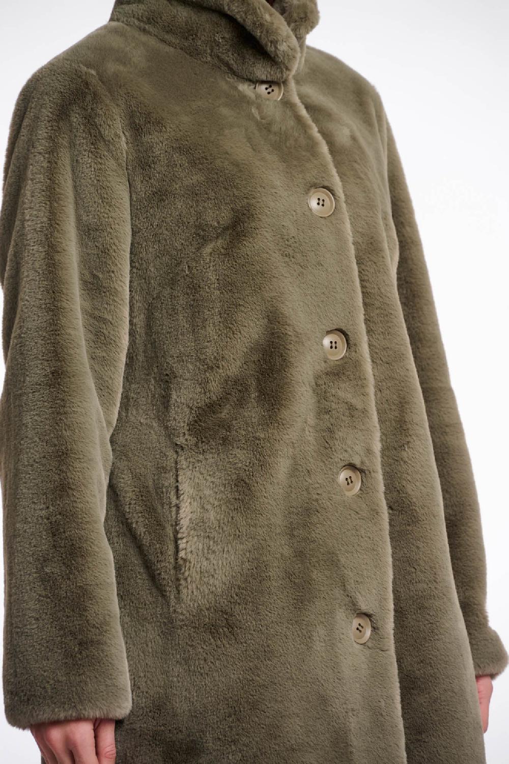 Rino & Pelle Nonna Coat Green Ash