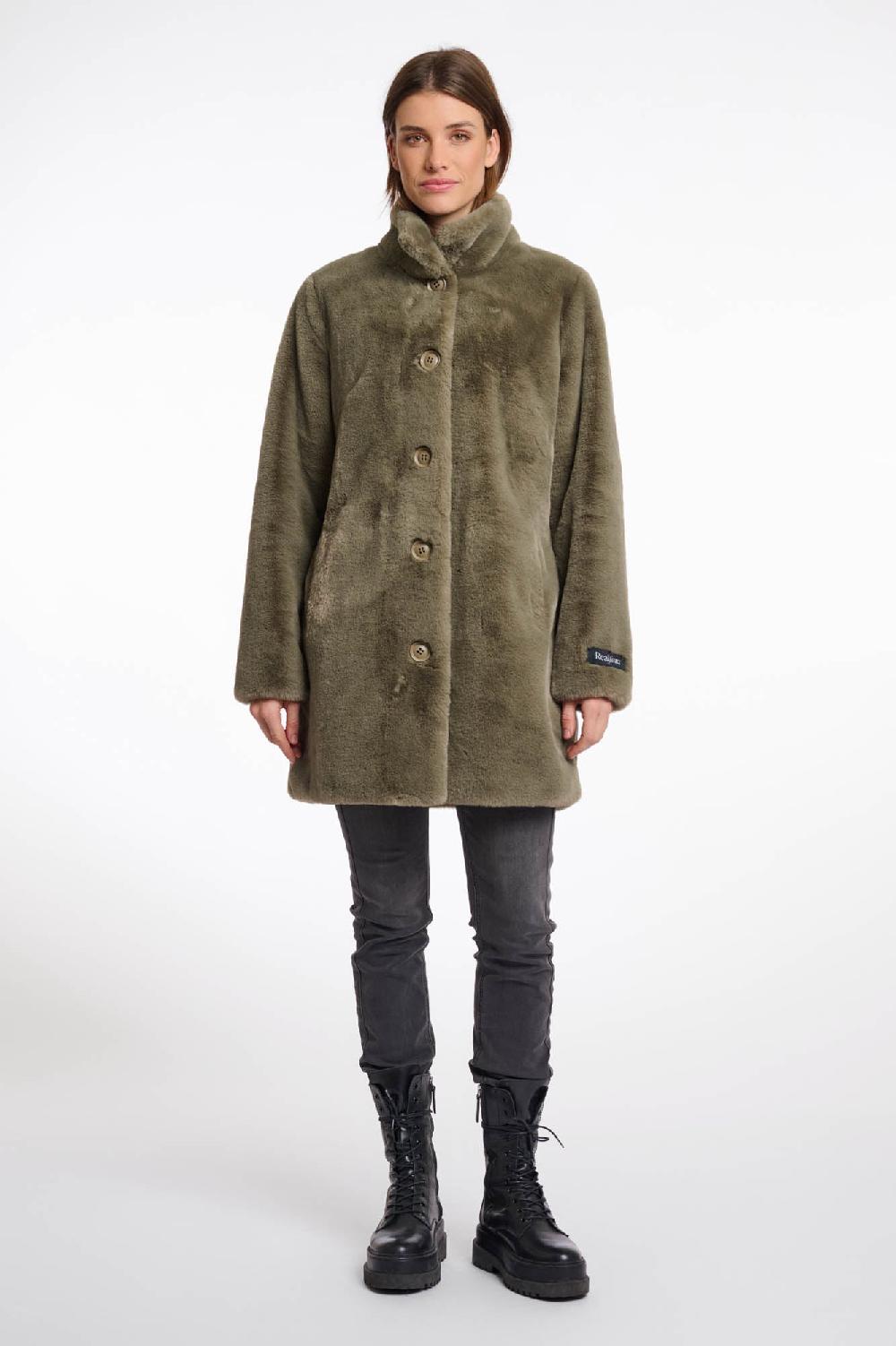 rino & pelle Nonna coat Green ash