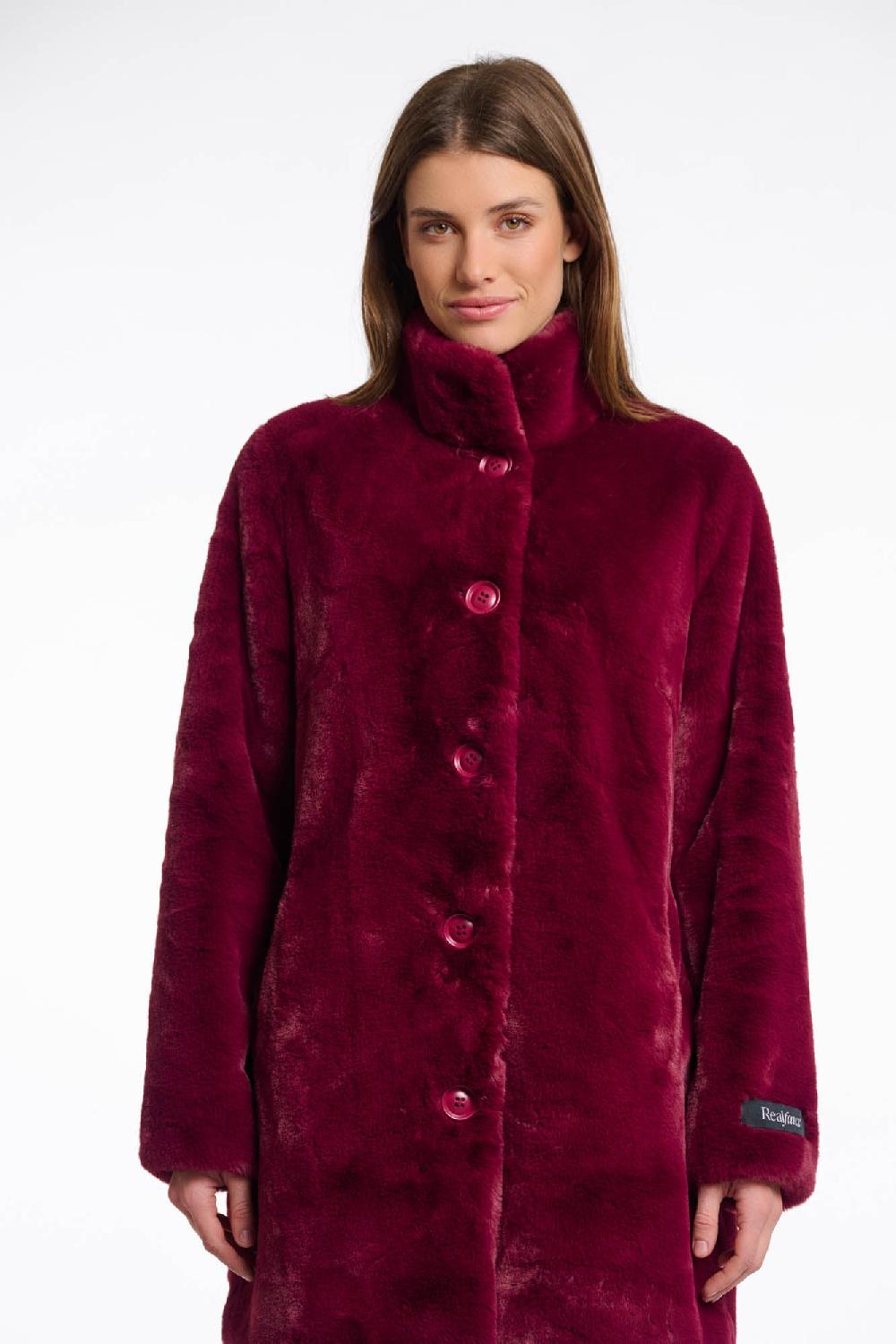 Rino & Pelle Nonna Coat Sugar Plum