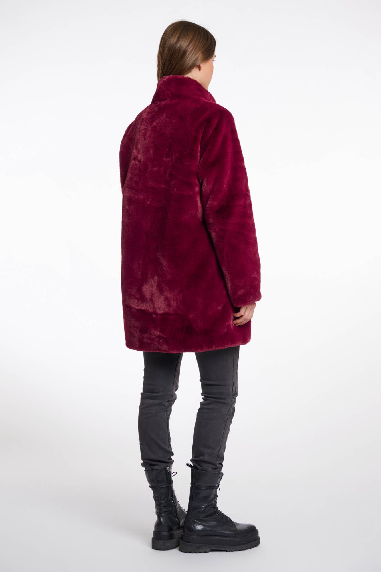 Rino & Pelle Nonna Coat Sugar Plum