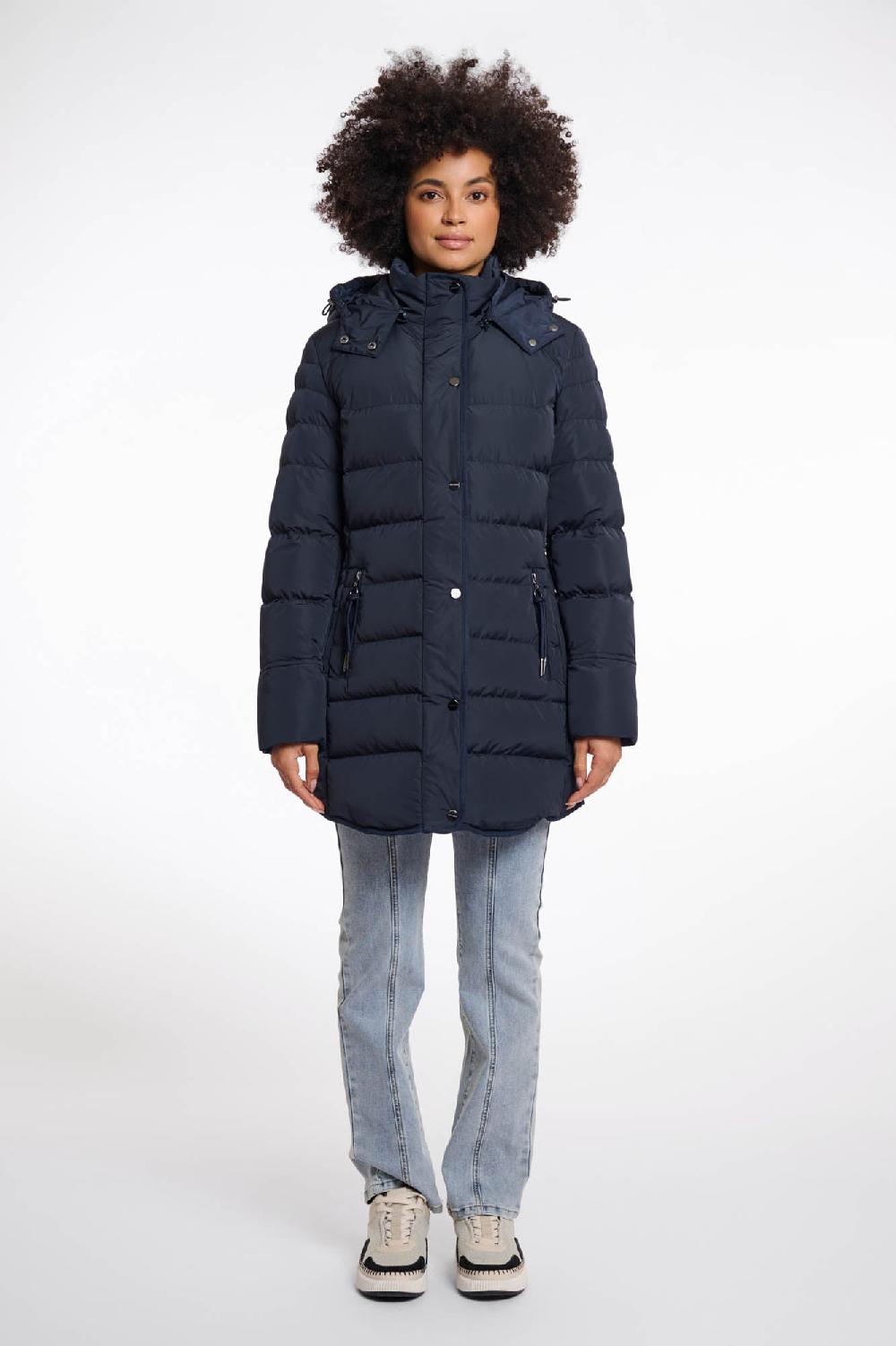 rino & pelle Nusa coat Navy