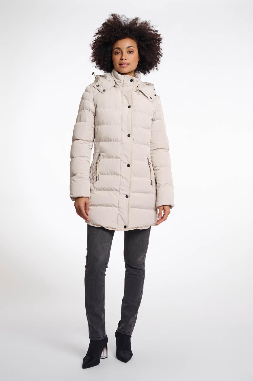 rino & pelle Nusa coat Stone