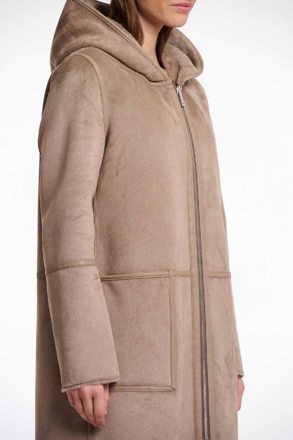 Rino & Pelle Ova Reversible Coat Toffee