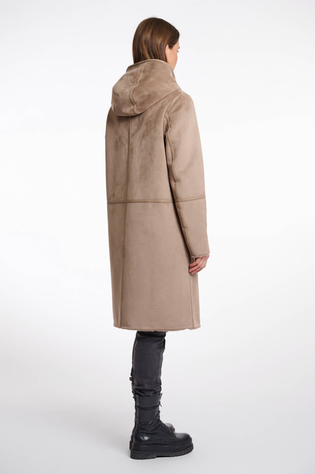 Rino & Pelle Ova Reversible Coat Toffee