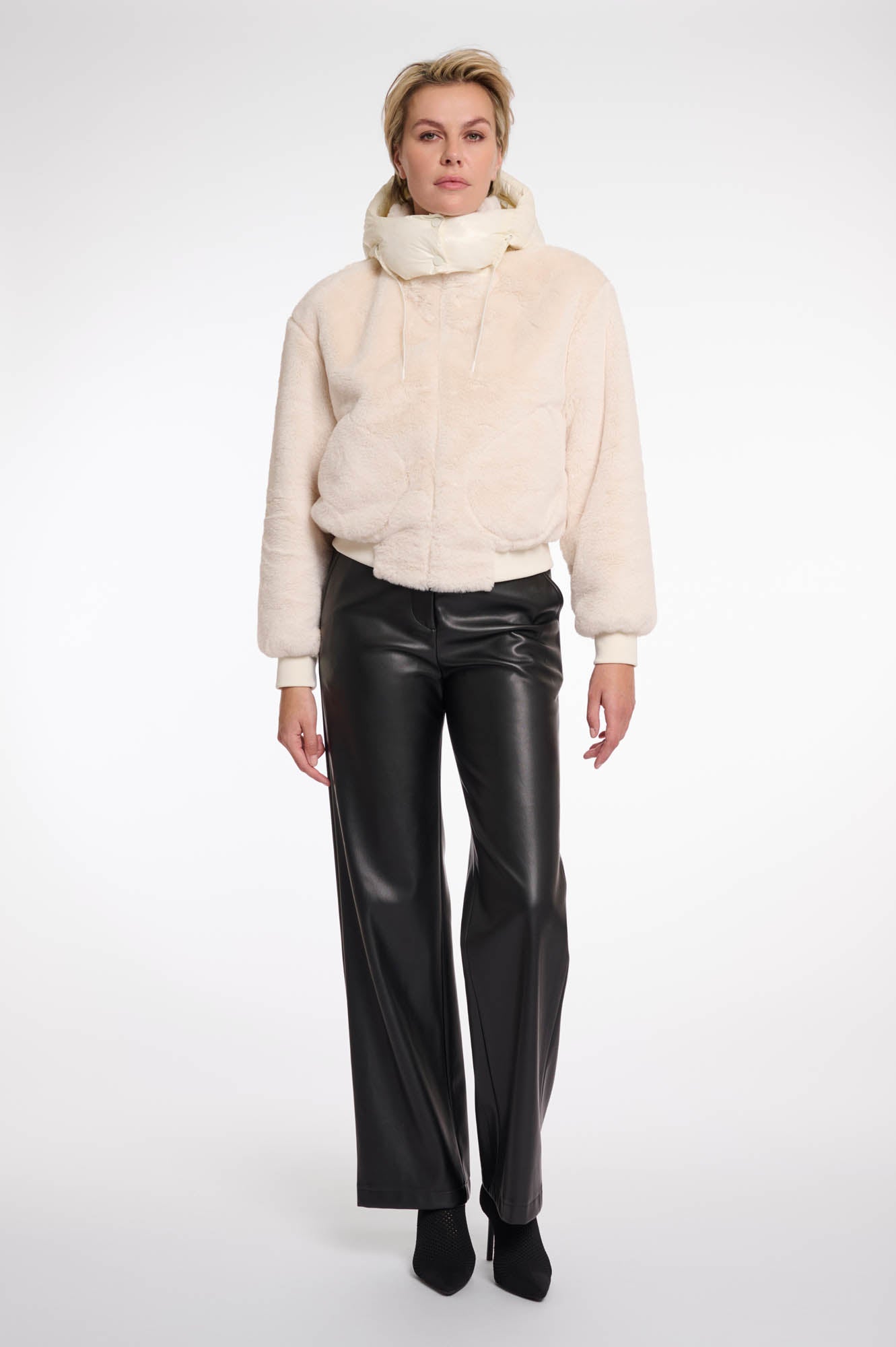 Rino & Pelle Pia Faux-fur Jacket Snow White