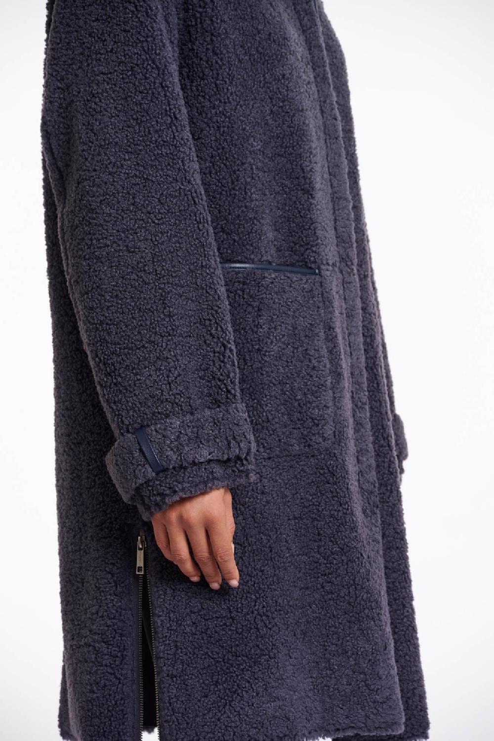 Rino & Pelle Relja Reversible Coat Night Grey