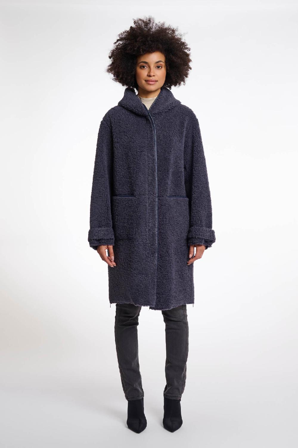 rino & pelle Relja reversible coat Night grey