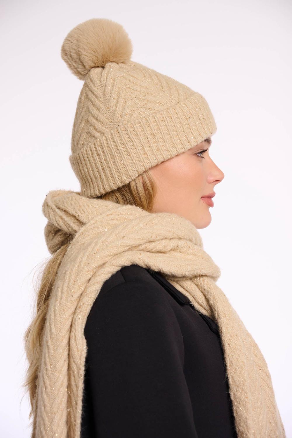 Rino & Pelle Rey Beanie Light Beige
