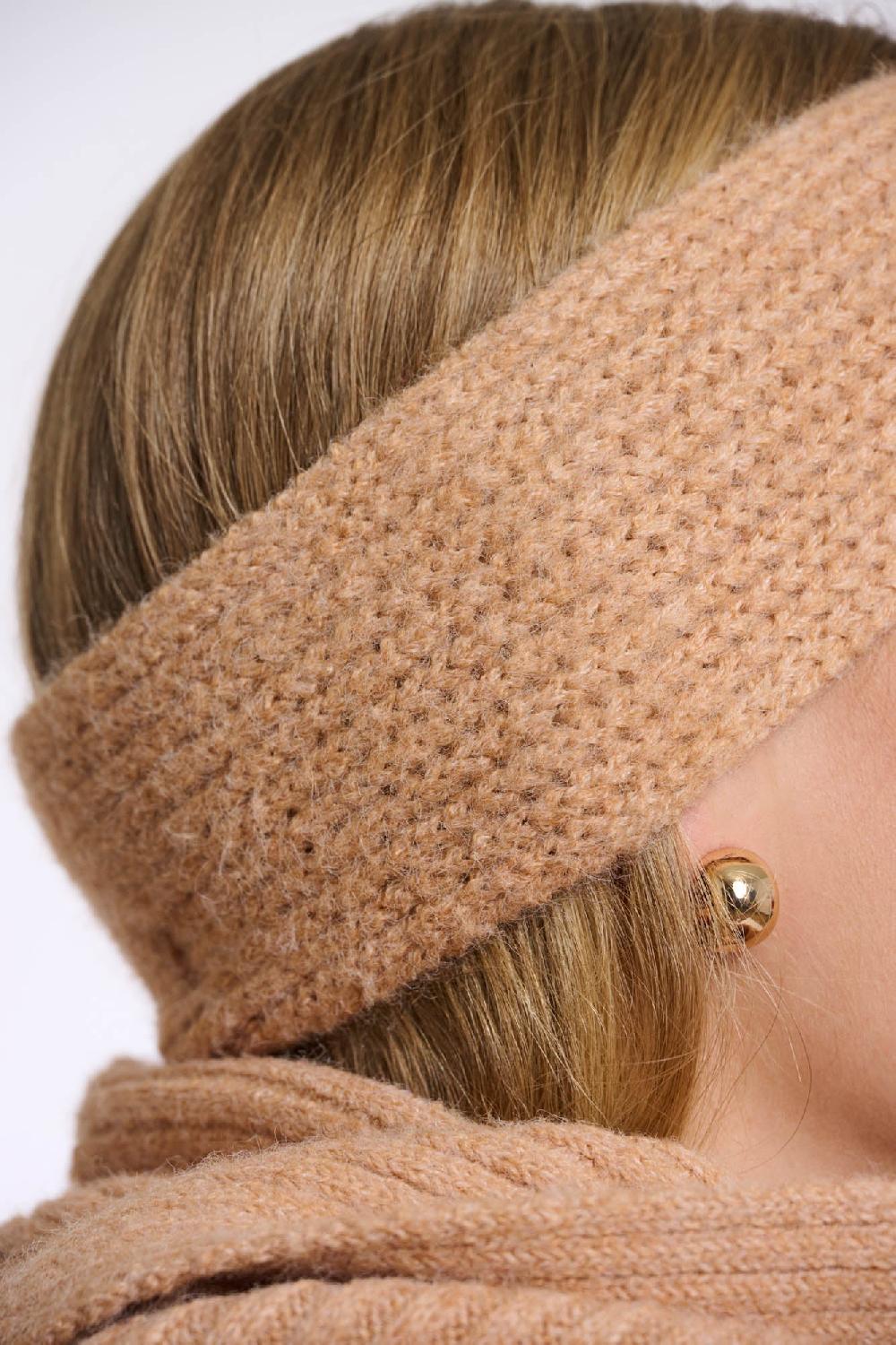 Rino & Pelle Rosa Knitted Headband Oat