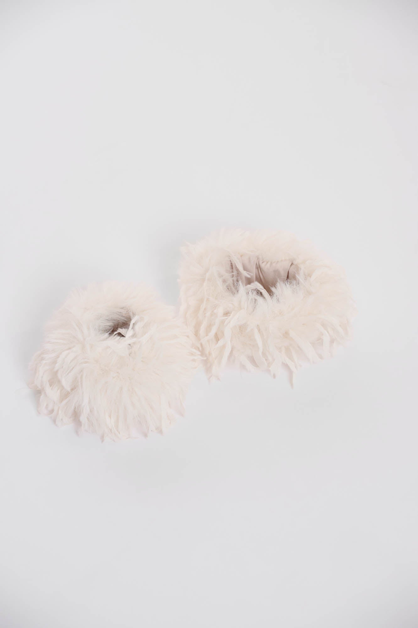 Rino & Pelle Rosalie Feather Cuffs Birch