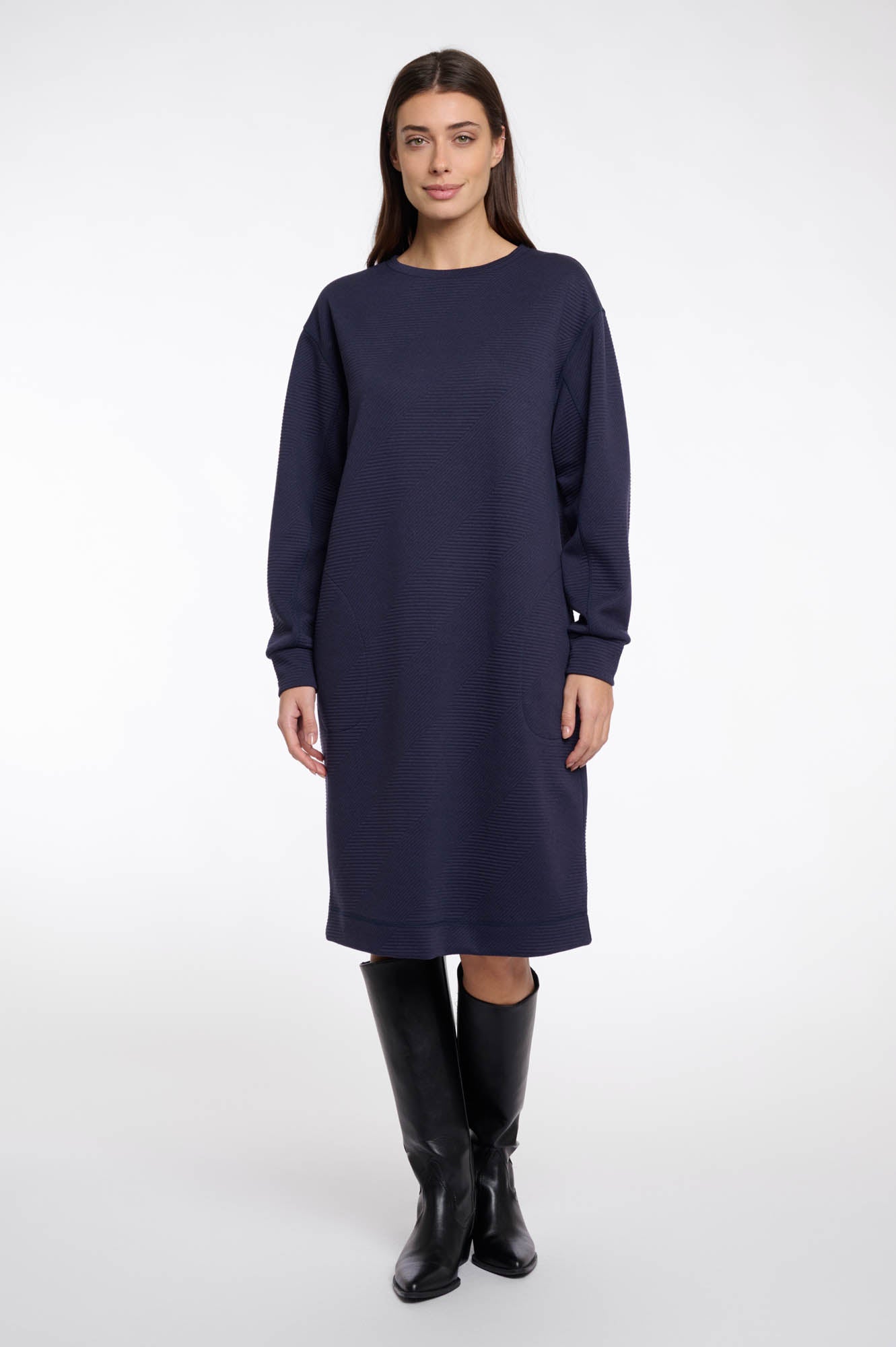 rino & pelle Rozelien sweater dress Night grey