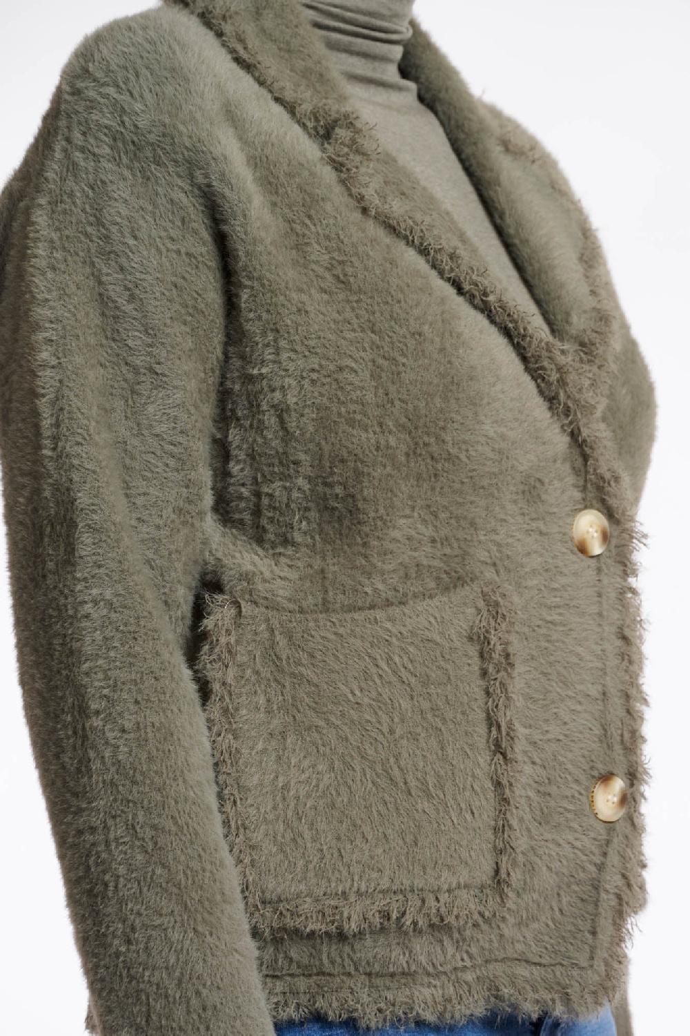 Rino & Pelle Sena Cardigan Ash Green