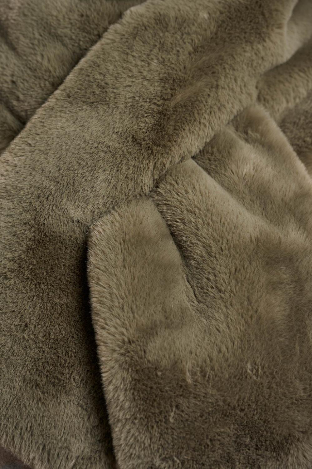 Rino & Pelle Stip Scarf Green Ash