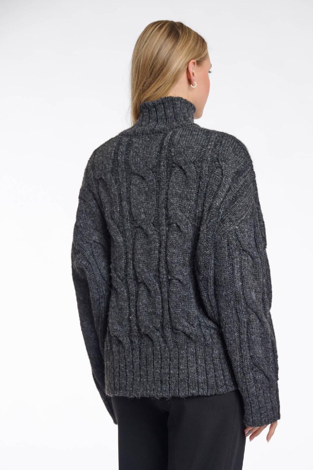 Rino & Pelle Taffie Sweater Dark Grey Melange