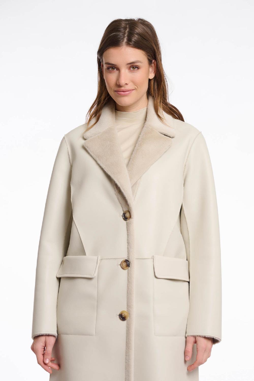 Rino & Pelle Tatiana Reversible Coat Birch