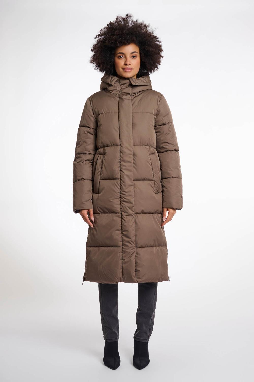 Rino & Pelle Tessa Coat Dark Toffee