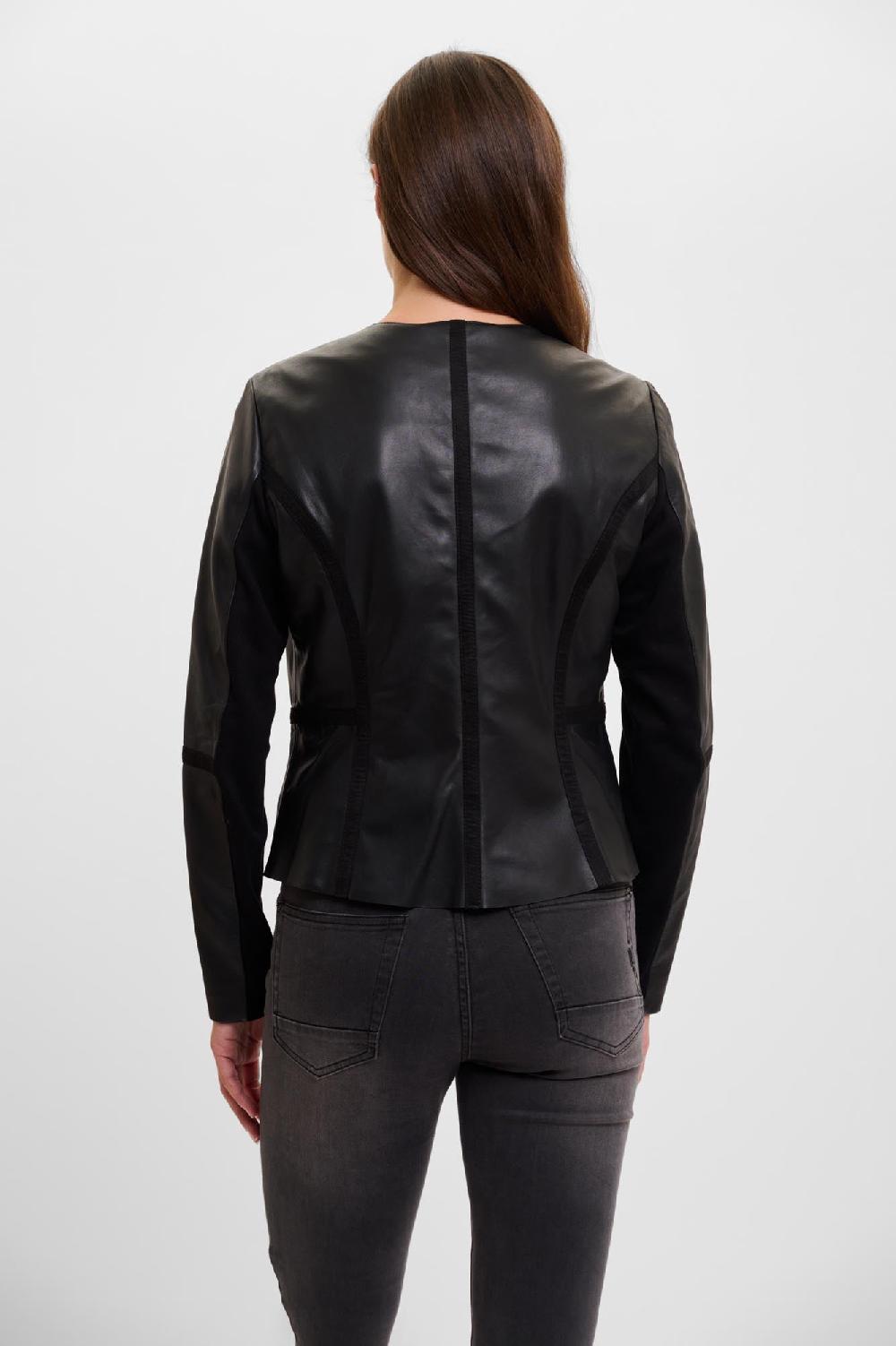 Rino & Pelle Torri Leather Jacket Black