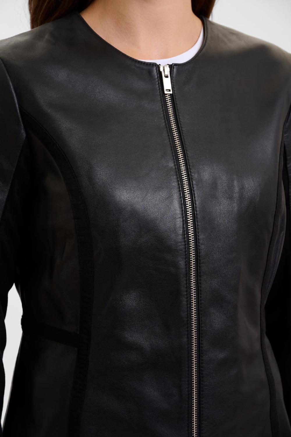 Rino & Pelle Torri Leather Jacket Black