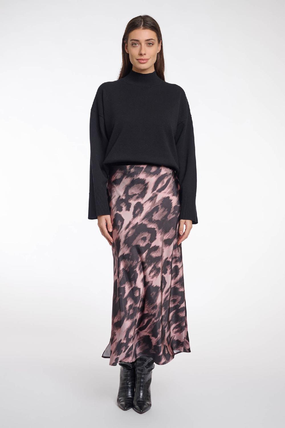 Rino & Pelle Vera Skirt Blurry Leopard