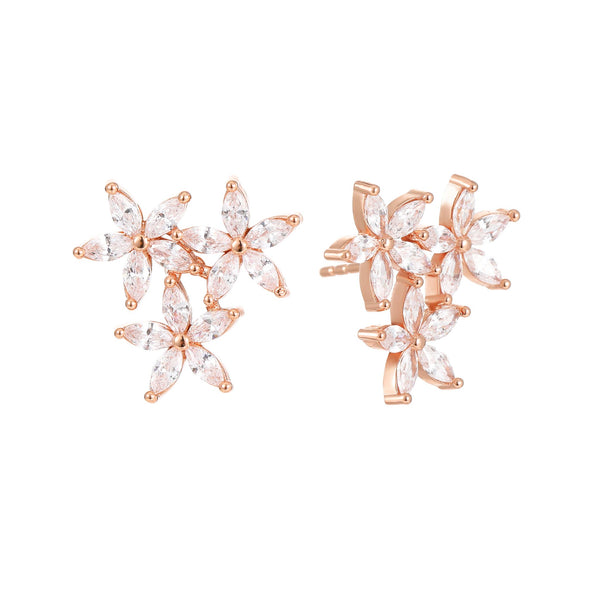 rior design Bloom Earrings Rose Gold