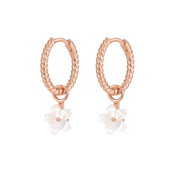 rior design Blossom Twist Hoops Earrings