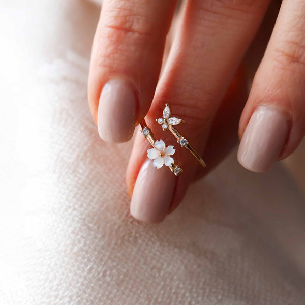 Rior Design Butterfly Ring Rose Gold