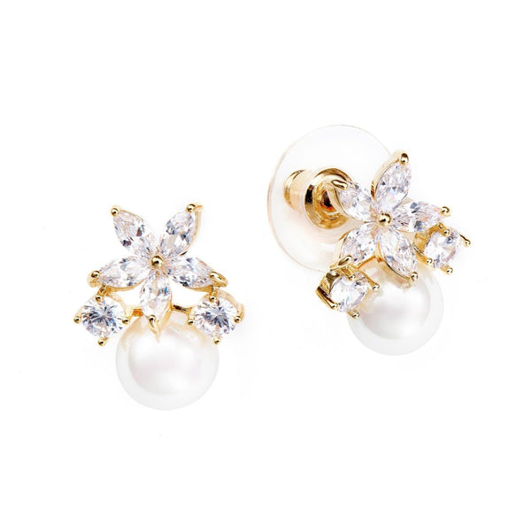 rior design Fleur Earrings Gold