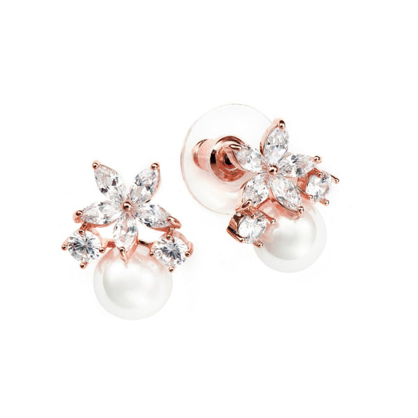 rior design Fleur Earrings Rose Gold