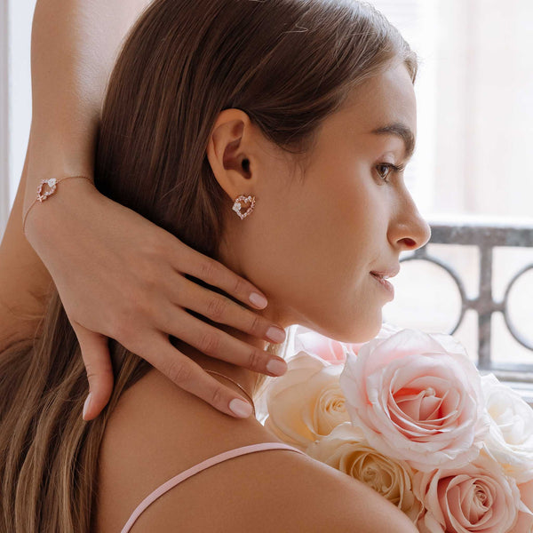 Rior Design Gold Heart Earrings