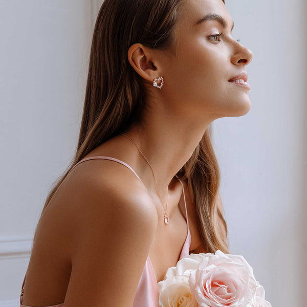 Rior Design Gold Heart Earrings