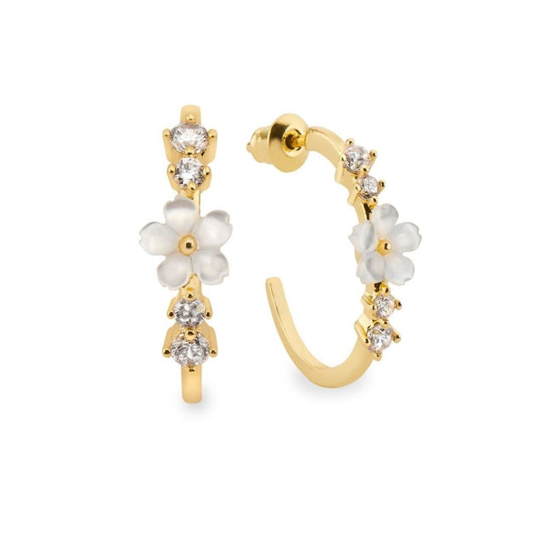 rior design Lia Hoop Earrings Gold