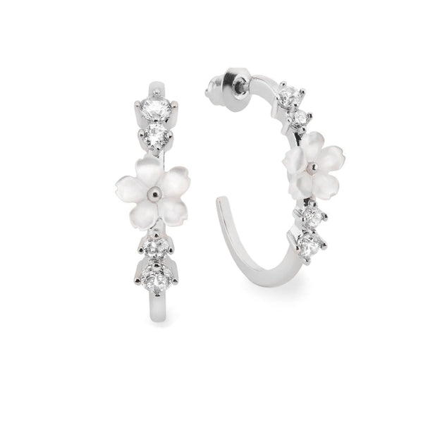 rior design Lia Silver Hoop Earrings