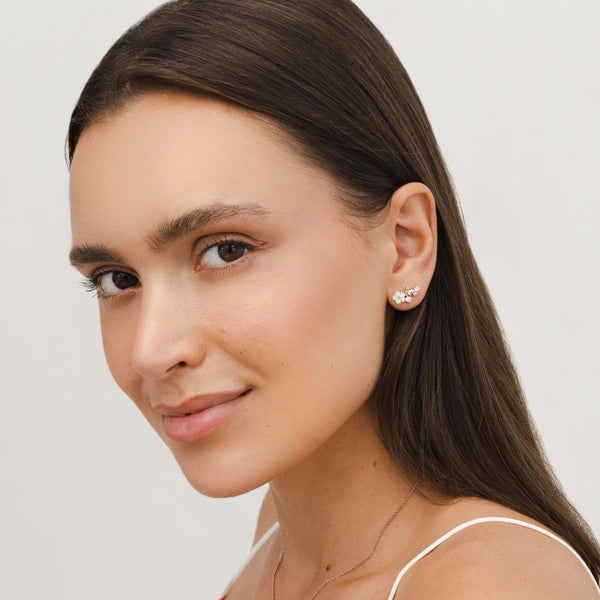 Rior Design Rose Butterfly Earrings