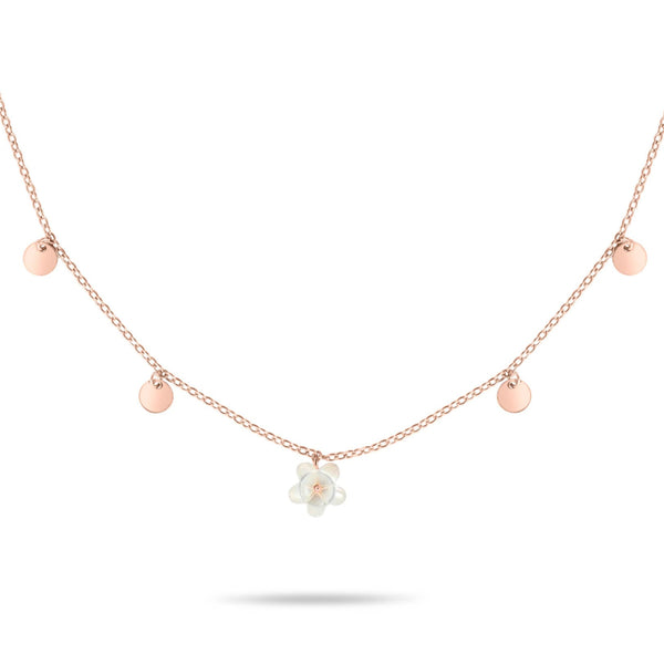 rior design Rose Gold Dots Necklace