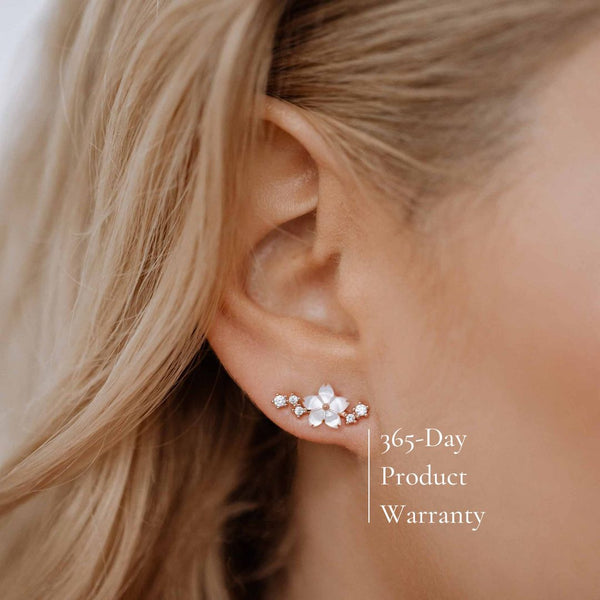 Rior Design Rose Gold Sparkle Earrings