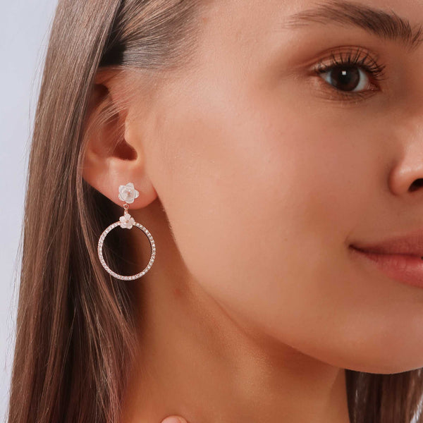 Rior Design Shine Earrings Rose Gold