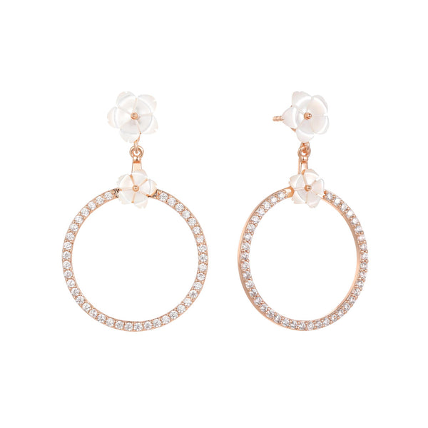 rior design Shine Earrings Rose Gold