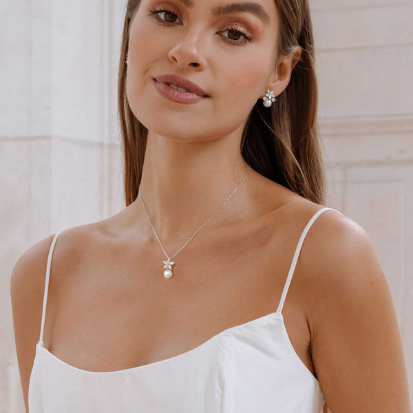 Rior Design Silver Fleur Necklace