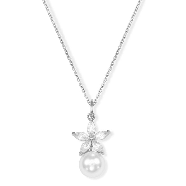 rior design Silver Fleur Necklace