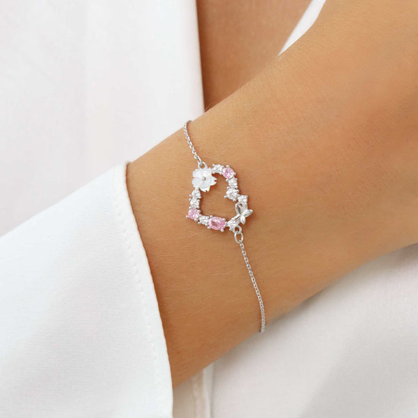 Rior Design Silver Heart Bracelet