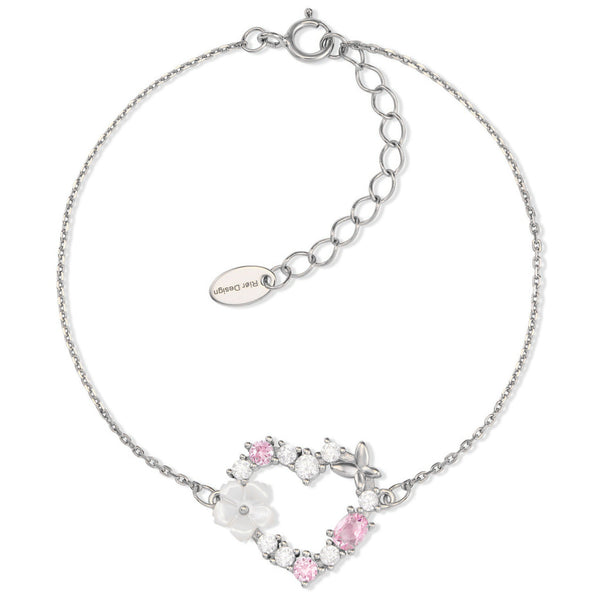 rior design Silver Heart Bracelet