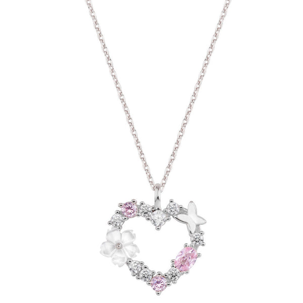 rior design Silver Heart Necklace
