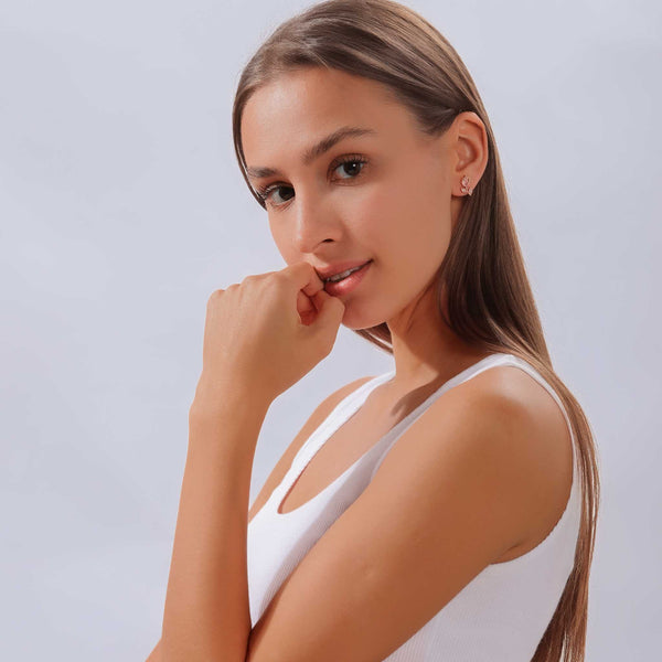 Rior Design Tulip Earrings Rose Gold