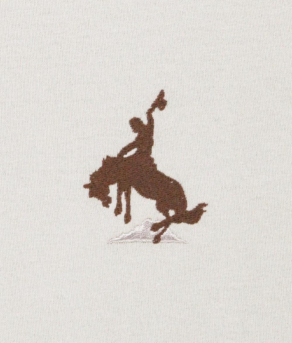 Riot Society Bucking Bronco Cowboy Embroidered Mens T-Shirt