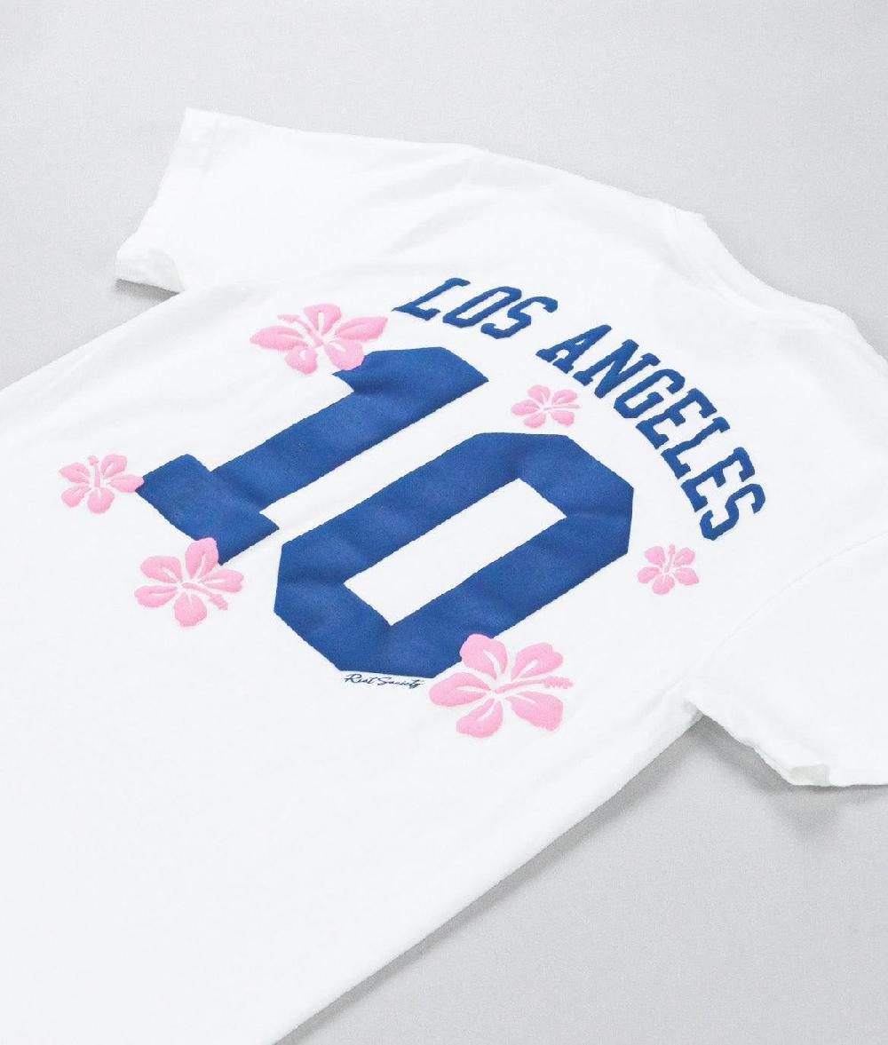 Riot Society Los Angeles Hibiscus Puff Boyfriend Tee