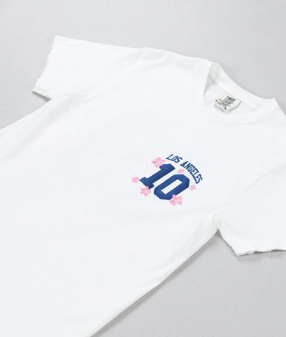 Riot Society Los Angeles Hibiscus Puff Boyfriend Tee