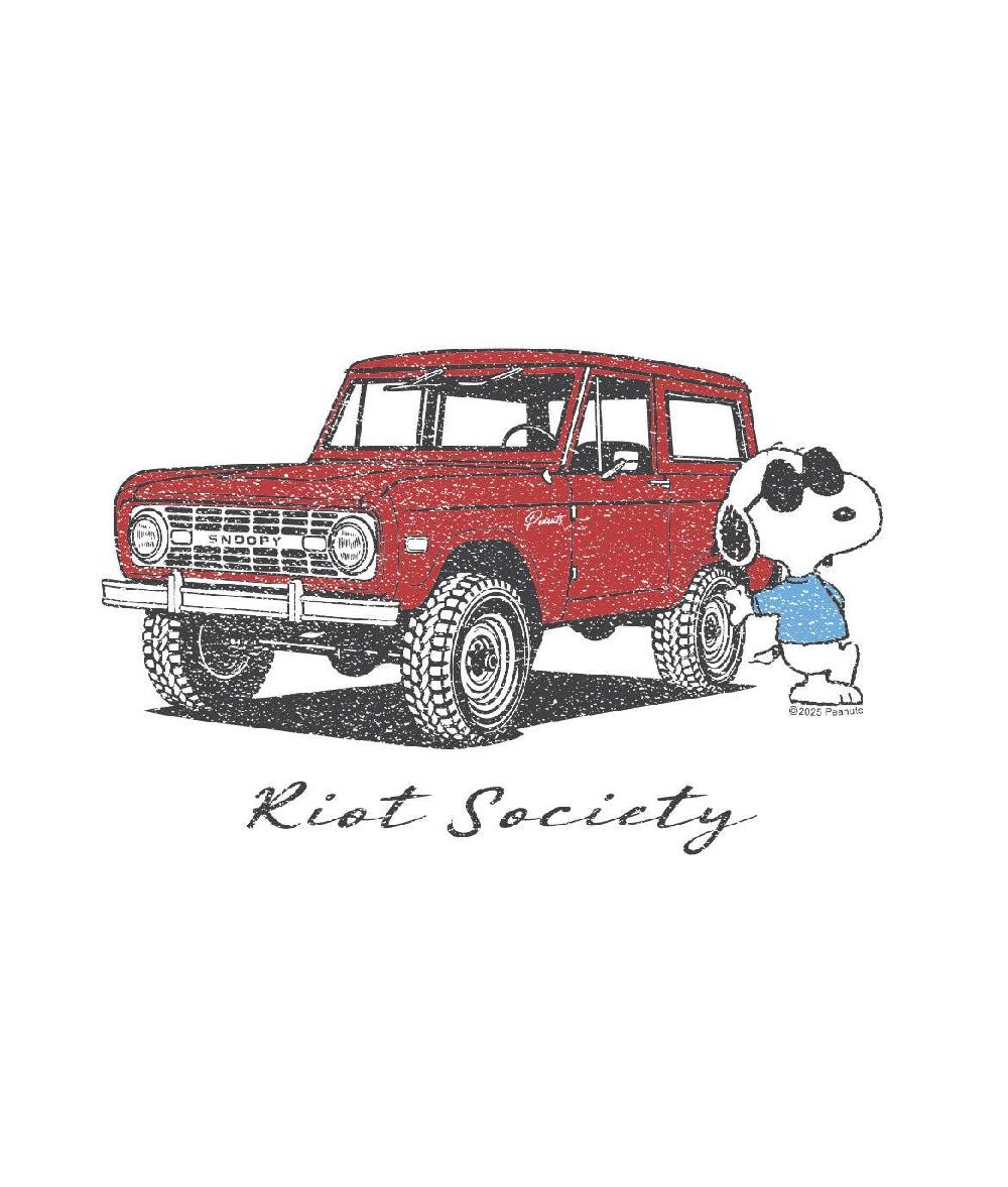 Riot Society Peanuts Snoopy Classic Truck Boyfriend Tee